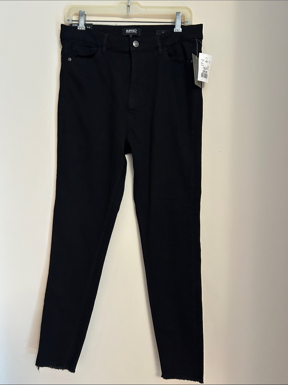 Buffalo David Bitton Ivy Black Skinny Jeans size 31 new with tags